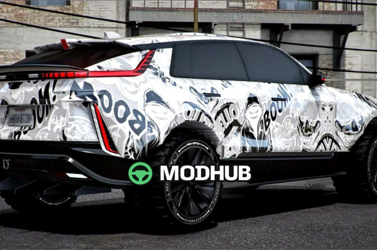 Автомобіль Cadillac Lyriq Super Body Offroad для GTA 5