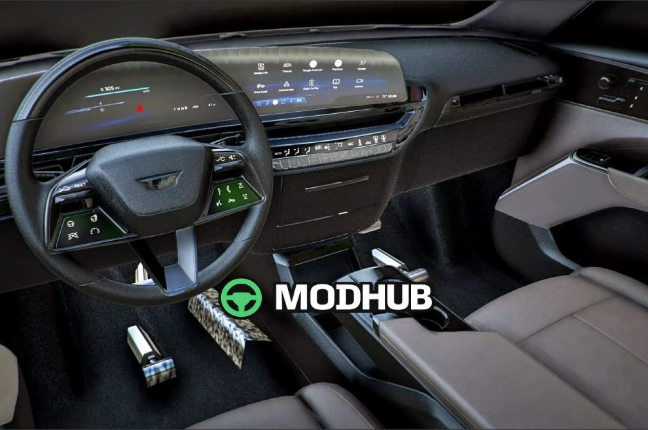 Автомобіль Cadillac Lyriq Super Body Offroad для GTA 5