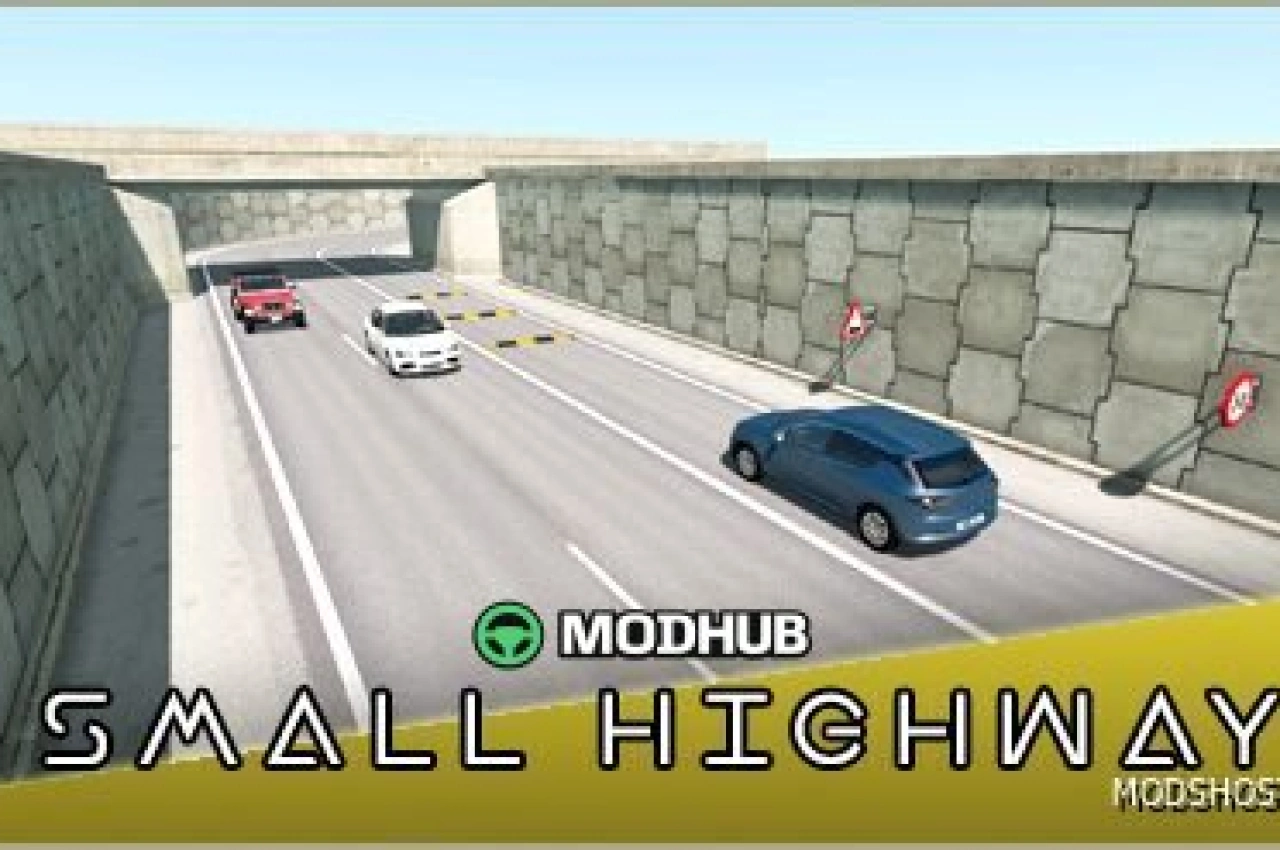 Карта Маленька Автострада 0.38 для BeamNG.drive