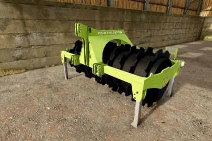 Мод силосний ущільнювач Taylor Attachments Fortis 3000 для Farming Simulator 25 — 2