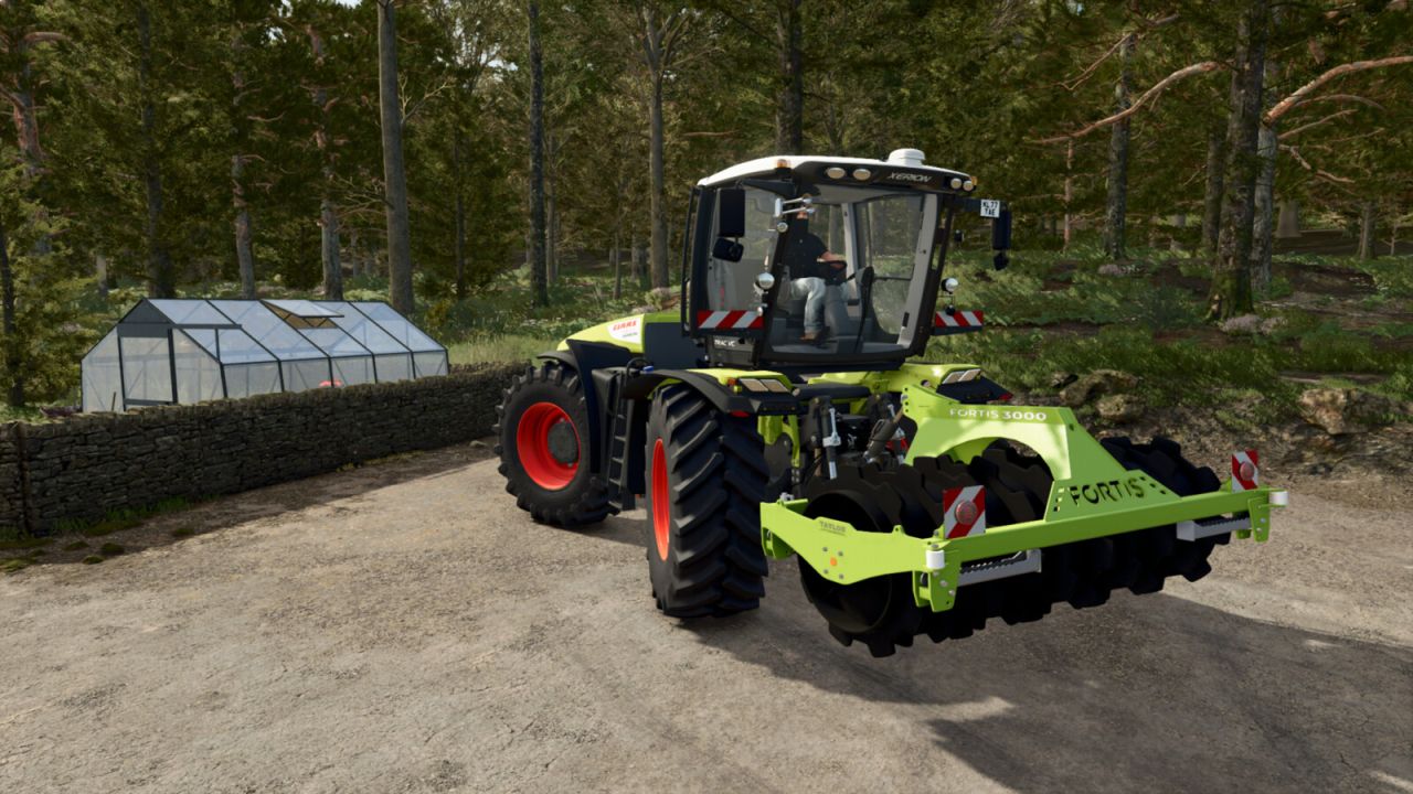 Мод силосний ущільнювач Taylor Attachments Fortis 3000 для Farming Simulator 25 - Скріншоти