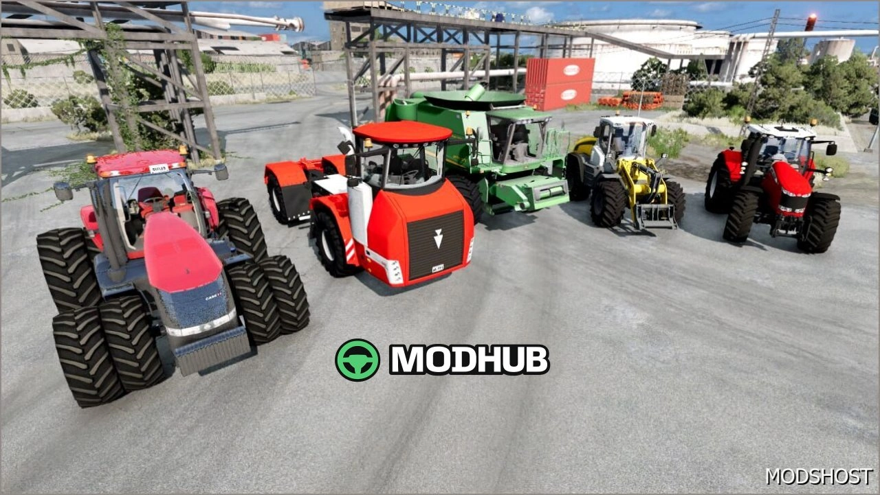 Пак тракторів Farming Pack 0.36 для BeamNG.drive