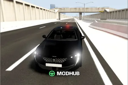 Samochód Peugeot 508 2018 do BeamNG.drive