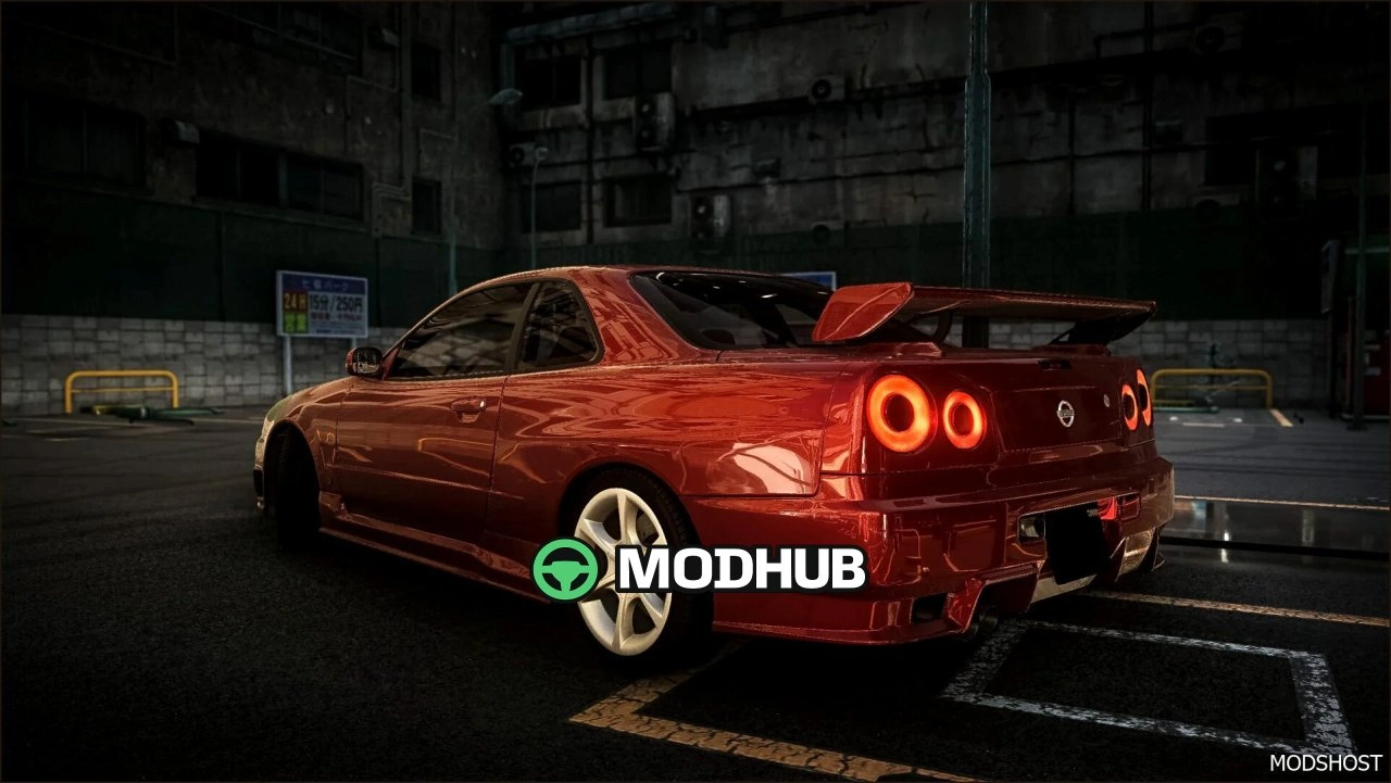 Автомобіль Nissan Skyline R34 GT R V1.7 для BeamNG.drive
