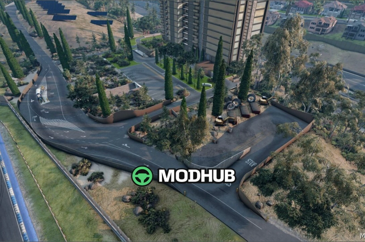 Карта West Coast USA (Пентхаус + Дилерський центр) для BeamNG.drive