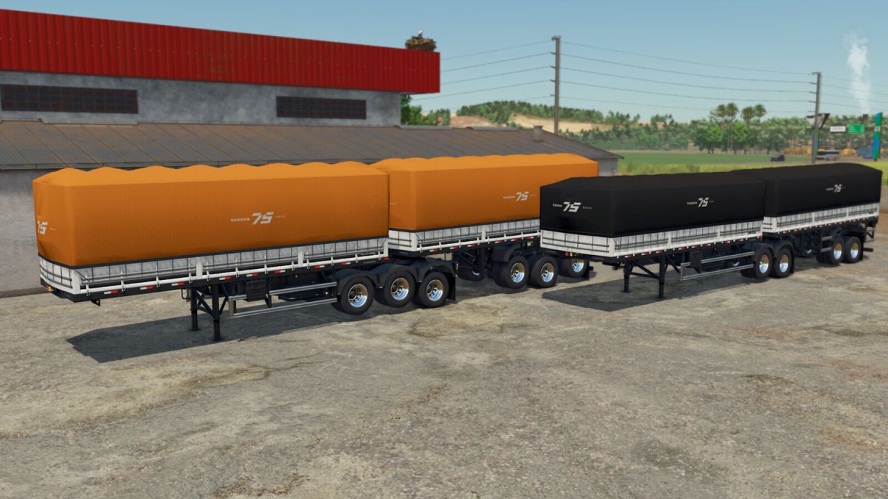 Pak naczep RANDON Bulk B-Trains do Farming Simulator 25 - Zrzuty ekranu