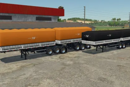 Пак напівпричепів RANDON Bulk B-Trains для Farming Simulator 25