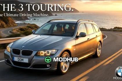 Auto BMW E91 3 Series Wagon für BeamNG.drive