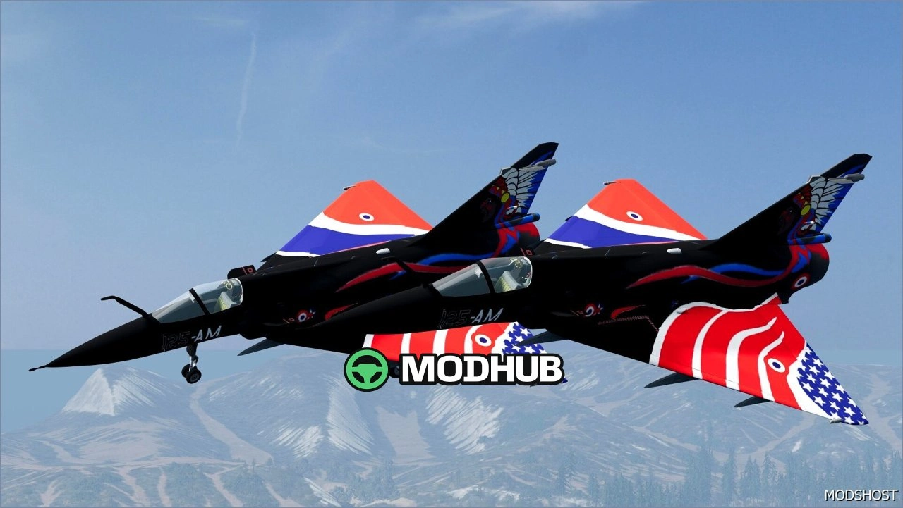 Літак Dassault Mirage 2000 V2.1 для BeamNG.drive