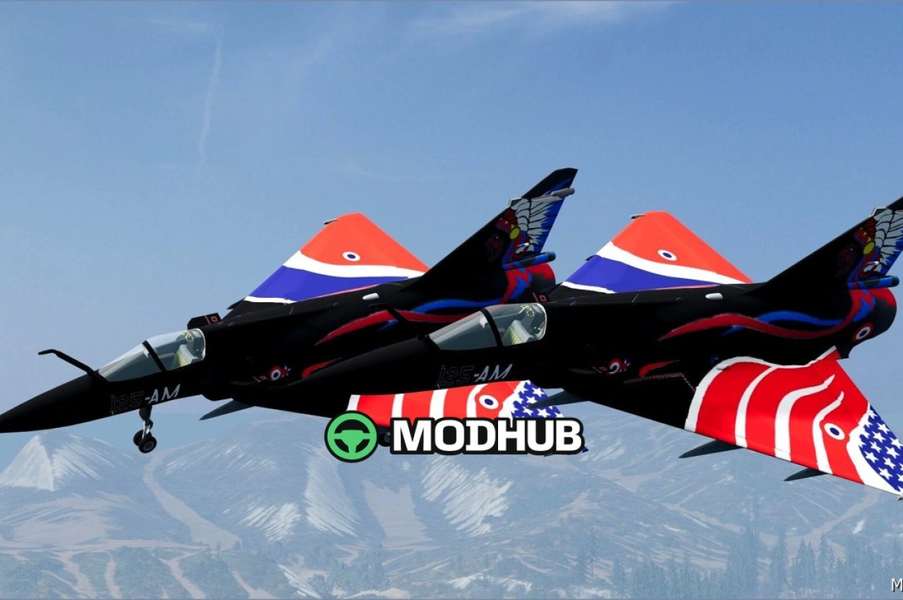 Літак Dassault Mirage 2000 V2.1 для BeamNG.drive