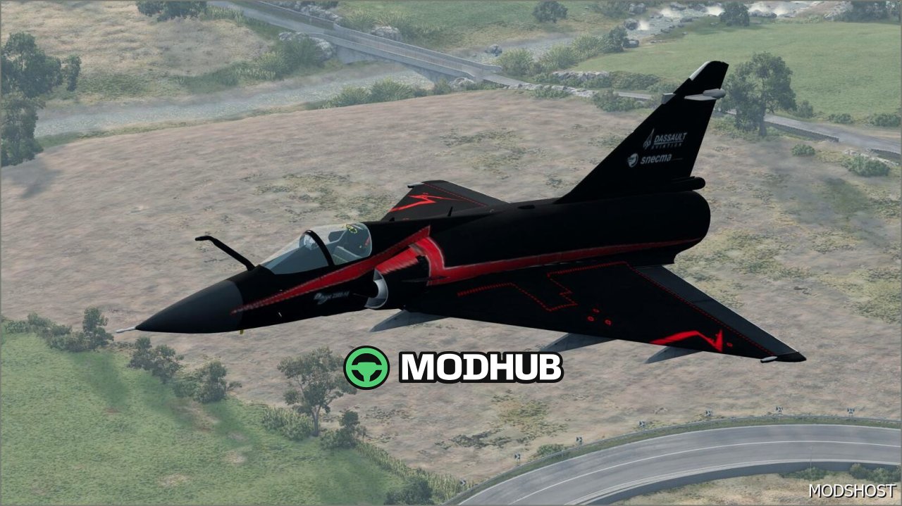Plane Dassault Mirage 2000 V2.1 for BeamNG.drive