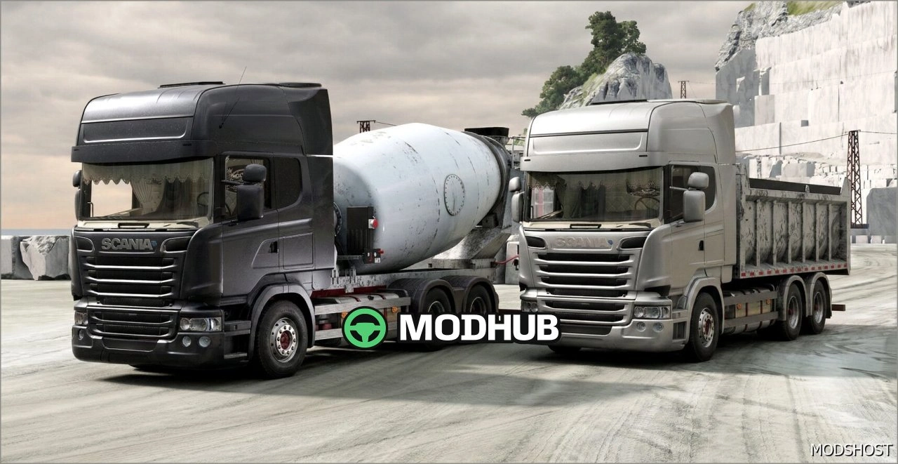 Вантажівка Scania R500 для BeamNG.drive