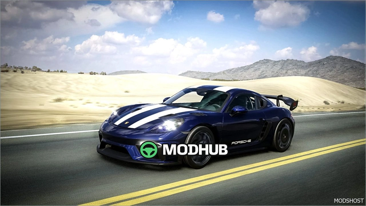 Автомобіль Porsche Cayman 2017 для BeamNG.drive