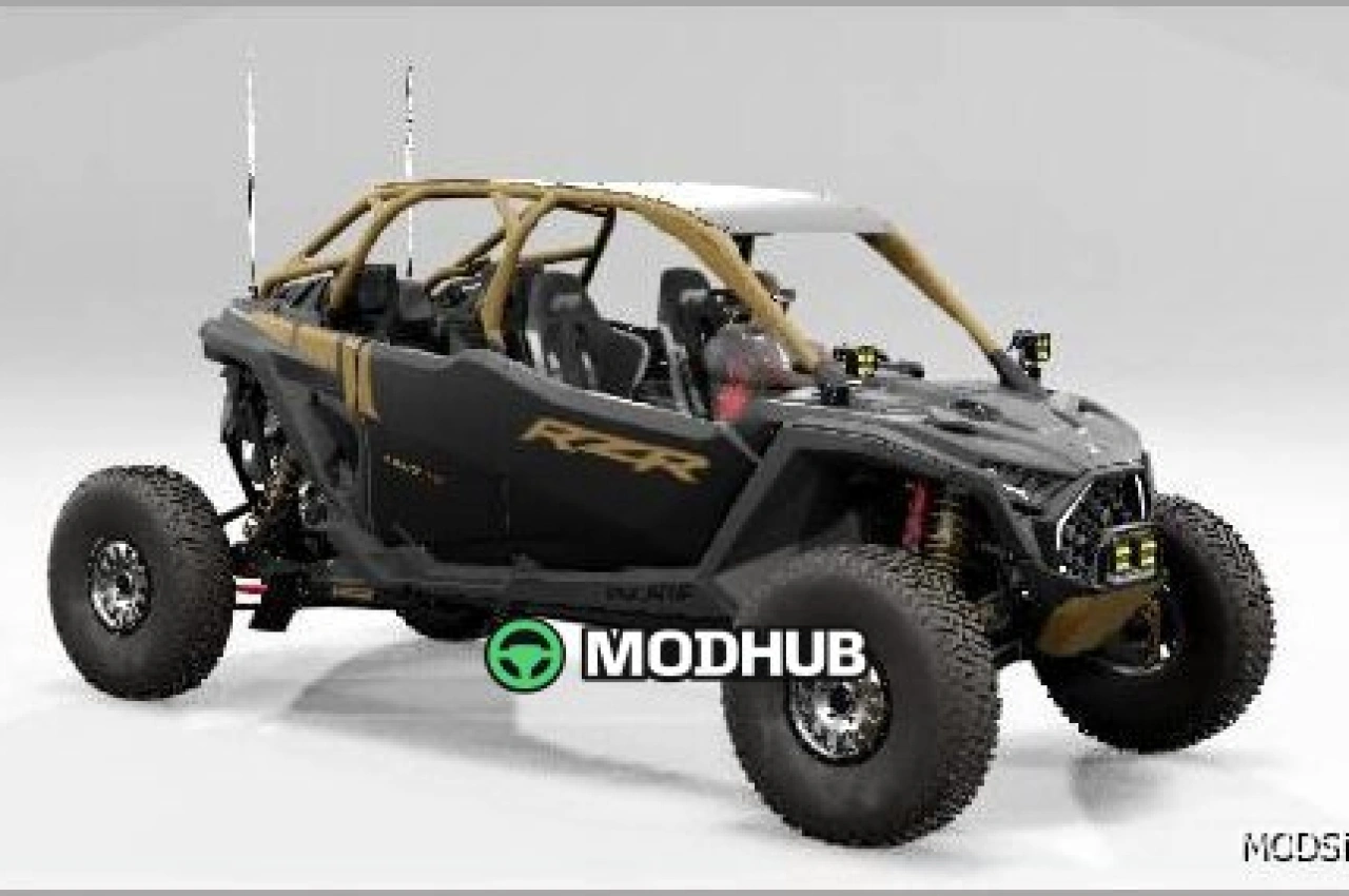 ATV Polaris RZR Turbo R 4-місний 2022 для BeamNG.drive