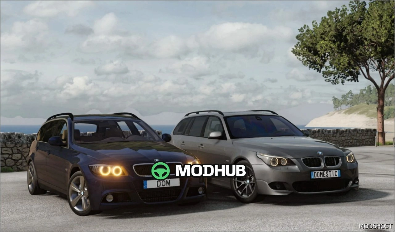 Автомобіль BMW 5 Series (E60) для BeamNG.drive