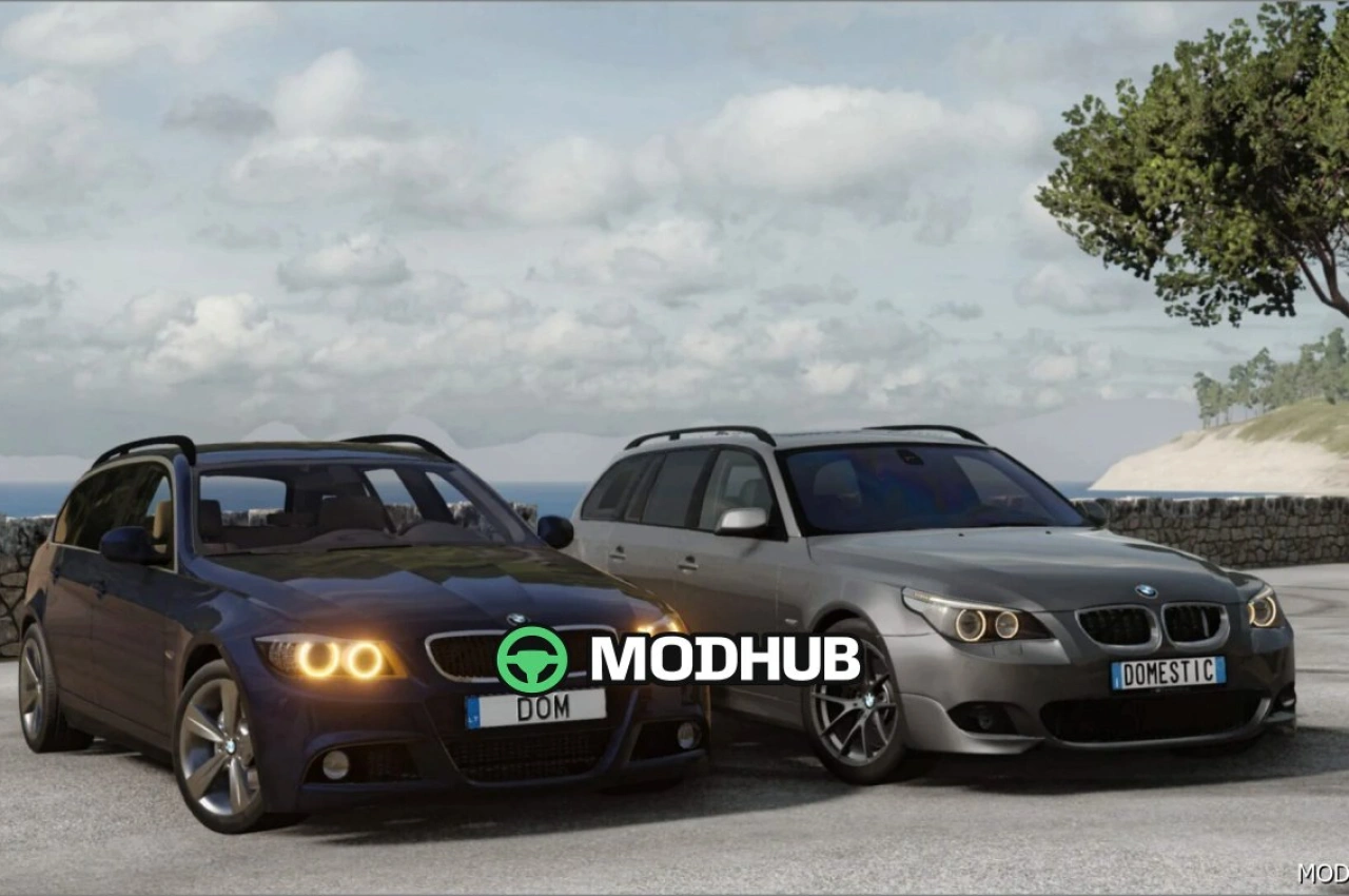Автомобіль BMW 5 Series (E60) для BeamNG.drive