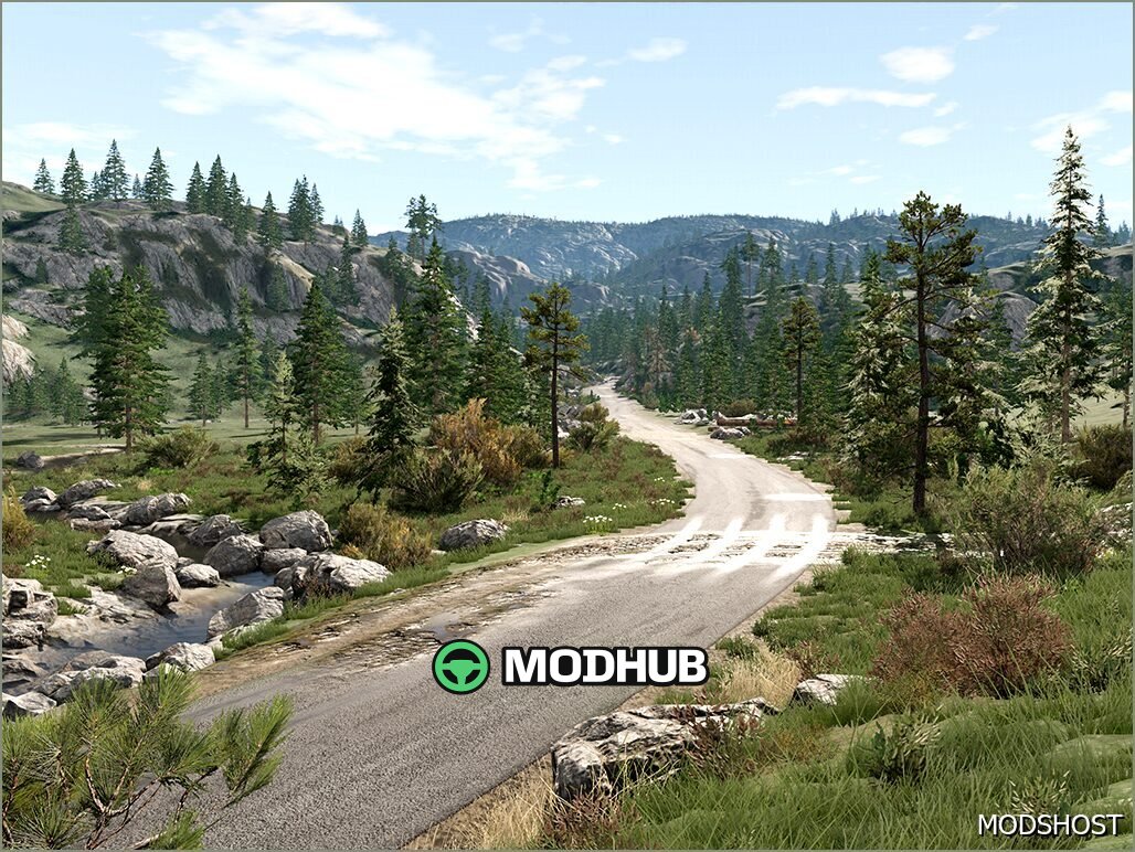 Karte Norwegische Straße 152 "Reshjemheia" für BeamNG.drive