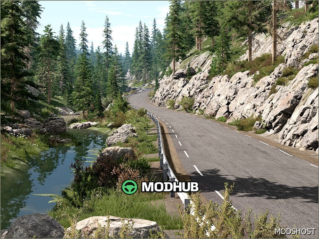 Karte Norwegische Straße 152 "Reshjemheia" für BeamNG.drive