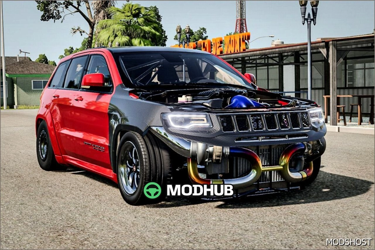 Автомобіль Jeep Grand Cherokee Trackhawk Crazy V2.0 для BeamNG.drive