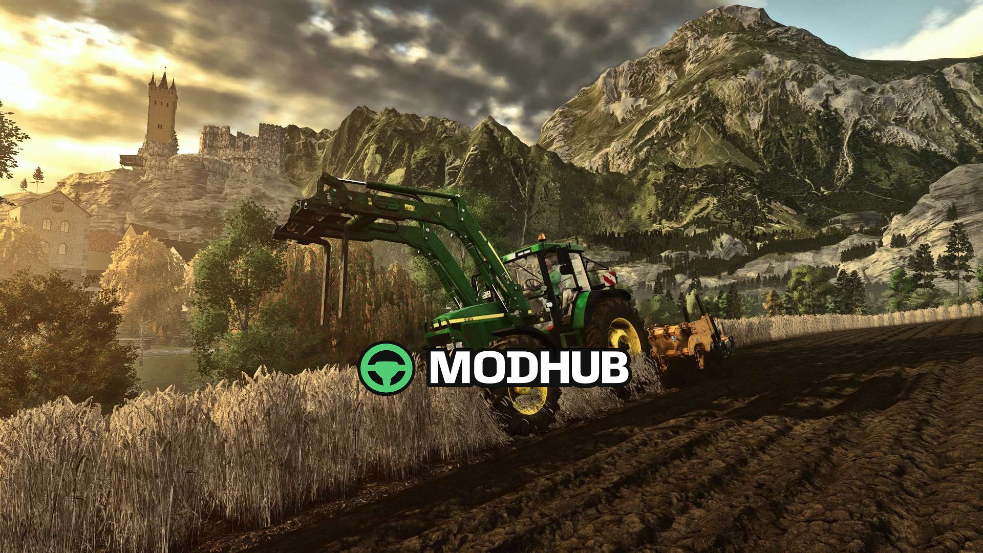 Мод на трактори John Deere 7810 FR12 v1.5.1.1 для Фермер Симулятор 25