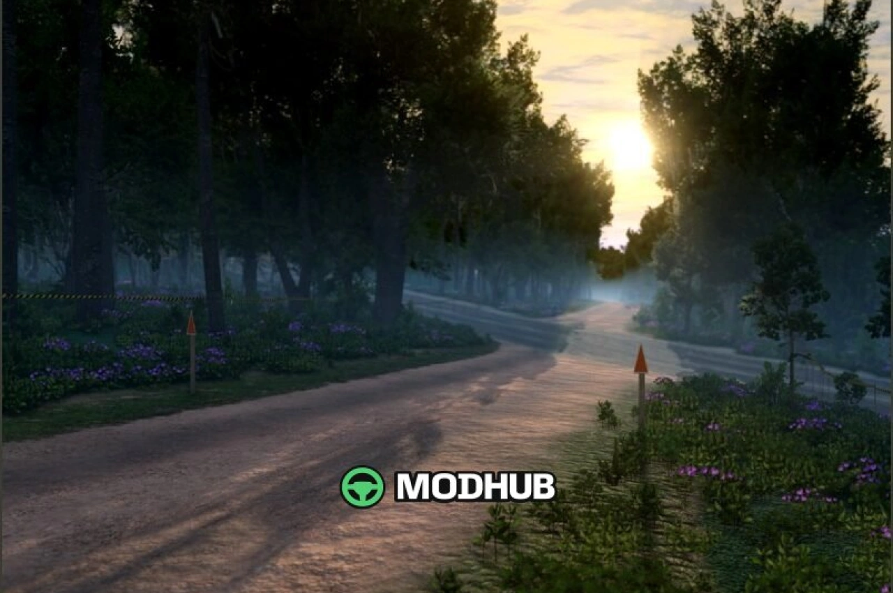 Карта NEW England Forest Rally для BeamNG.drive