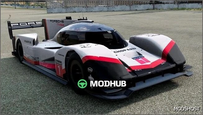 Автомобіль Porsche 919 Hybrid EVO для BeamNG.drive