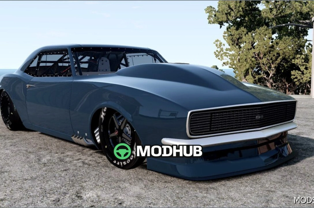 Chevrolet Camaro 1967 KZN Drag 0.38 BeamNG Car Mod