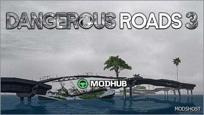Карта Dangerous Roads 3 для BeamNG.drive