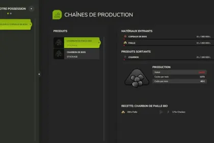 Спалювач деревної тріски та соломи для Farming Simulator 25