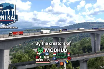 Map Crni KAL 1.1 (koper + A1 Rework) for Euro Truck Simulator 2