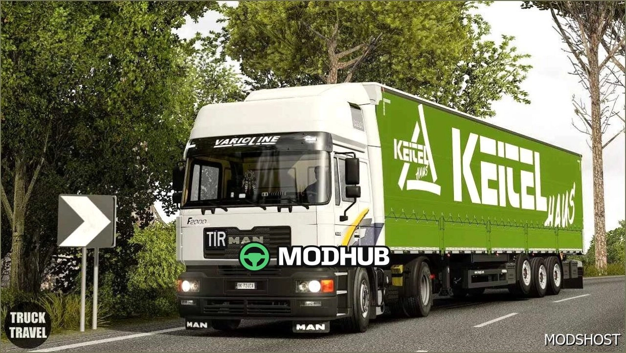 Вантажівка MAN F2000 EVO для Euro Truck Simulator 2