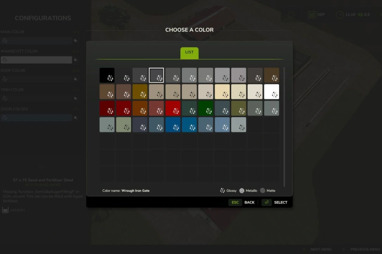 Склад для насіння 57x75 для Farming Simulator 25