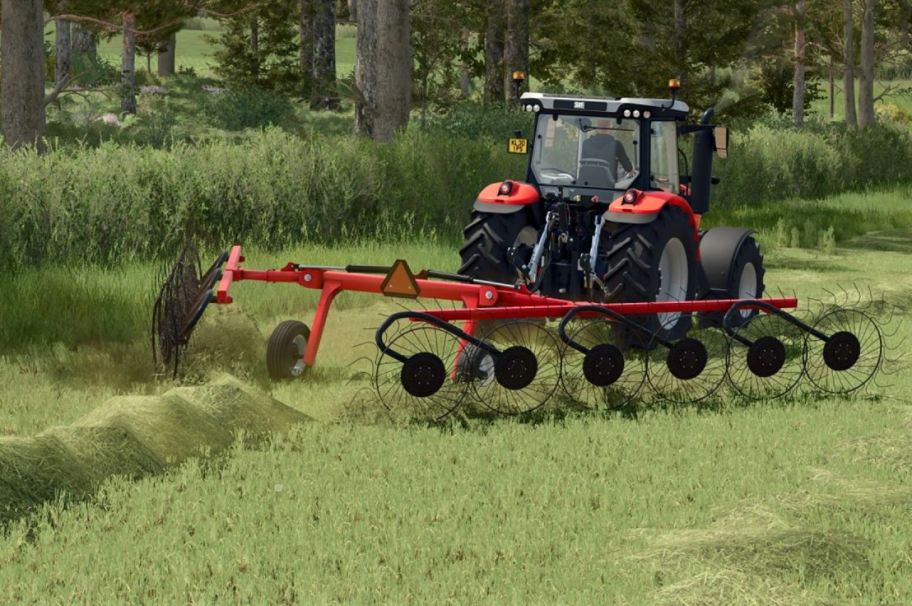 Граблі H&S AR3212 для Farming Simulator 25