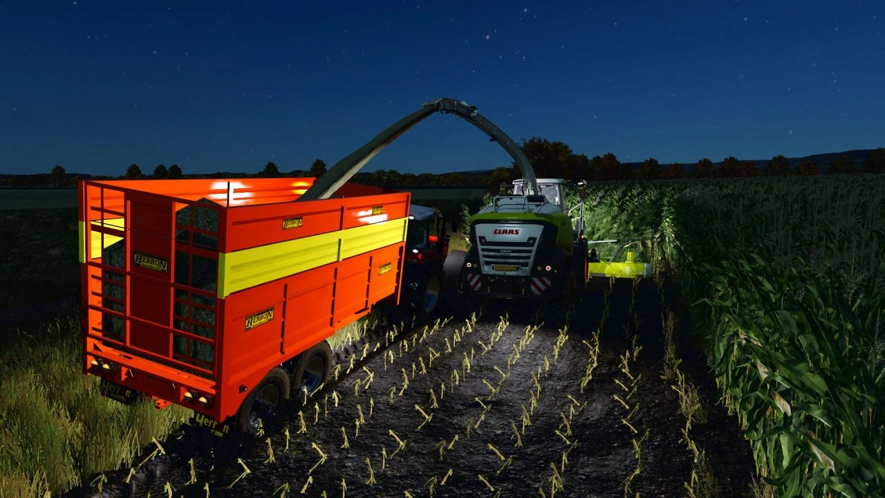 Причіп для силосу Herron H1 14T для Farming Simulator 25