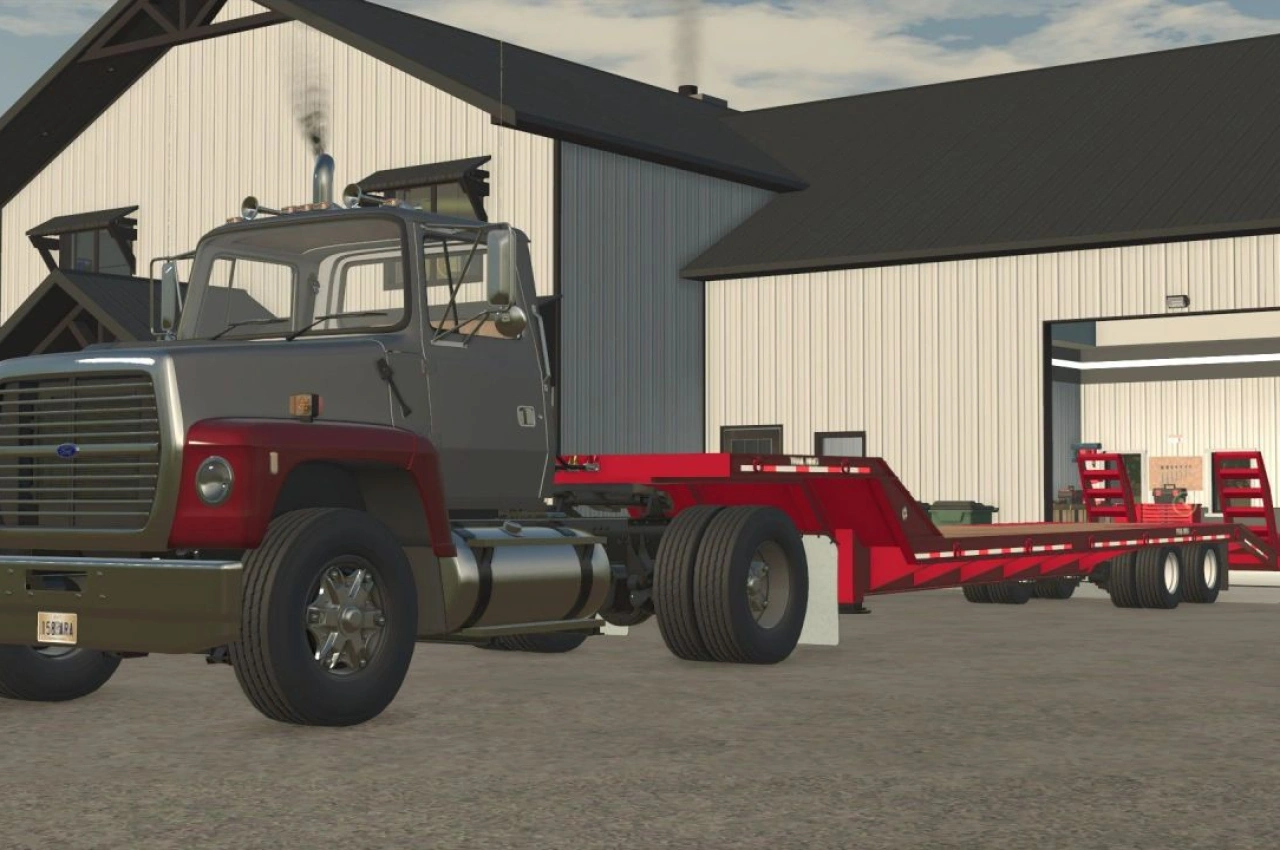 Причіп Trail King 50 LP для Farming Simulator 25