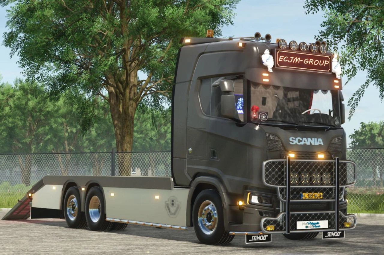 Вантажівка Scania S Oprijwagen для Farming Simulator 25