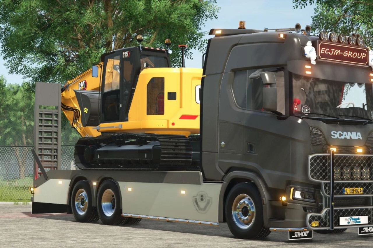 Вантажівка Scania S Oprijwagen для Farming Simulator 25