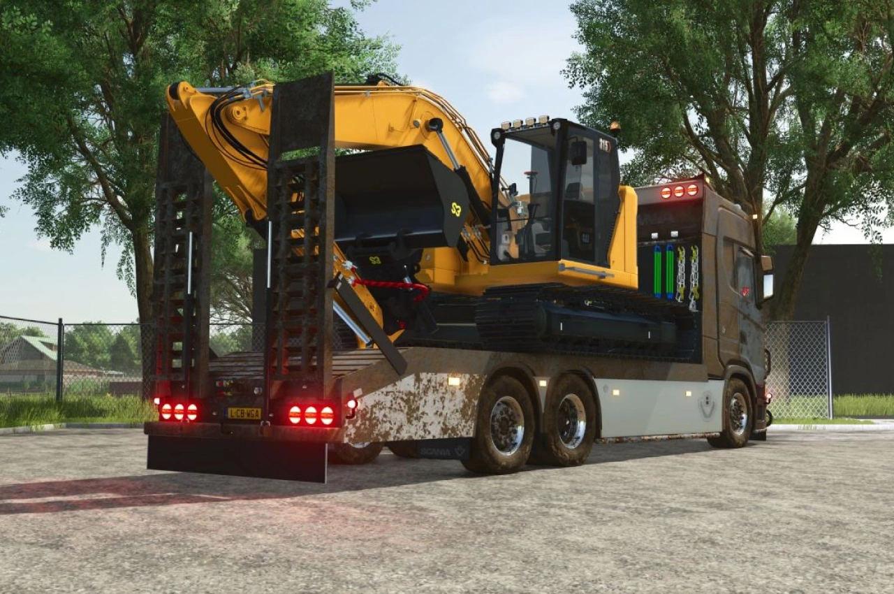 Вантажівка Scania S Oprijwagen для Farming Simulator 25