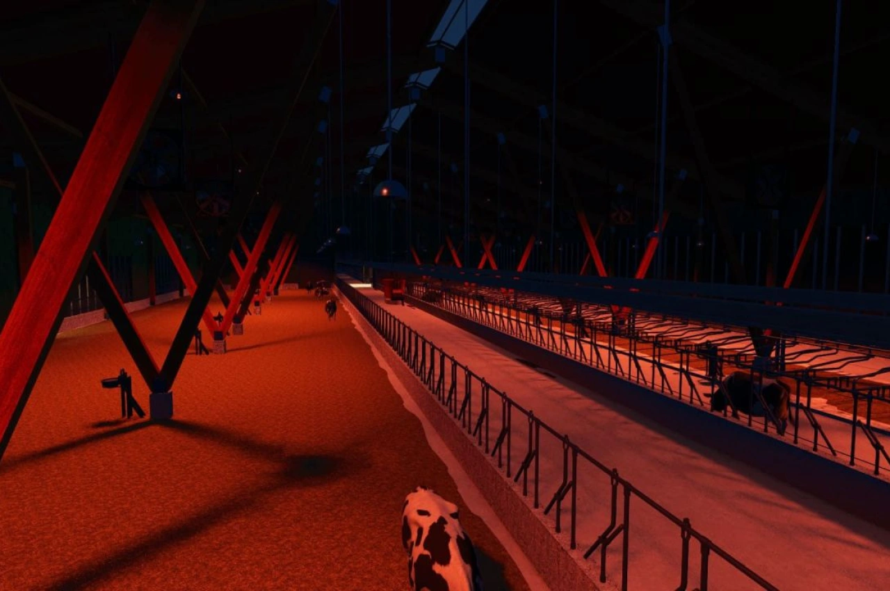 Zautomatyzowana Farma Mleczna 700 do Farming Simulator 25