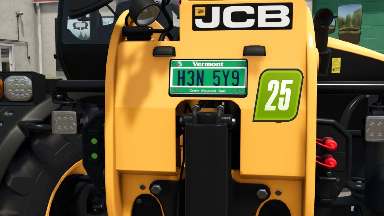 Номерний знак Vermont для Farming Simulator 25