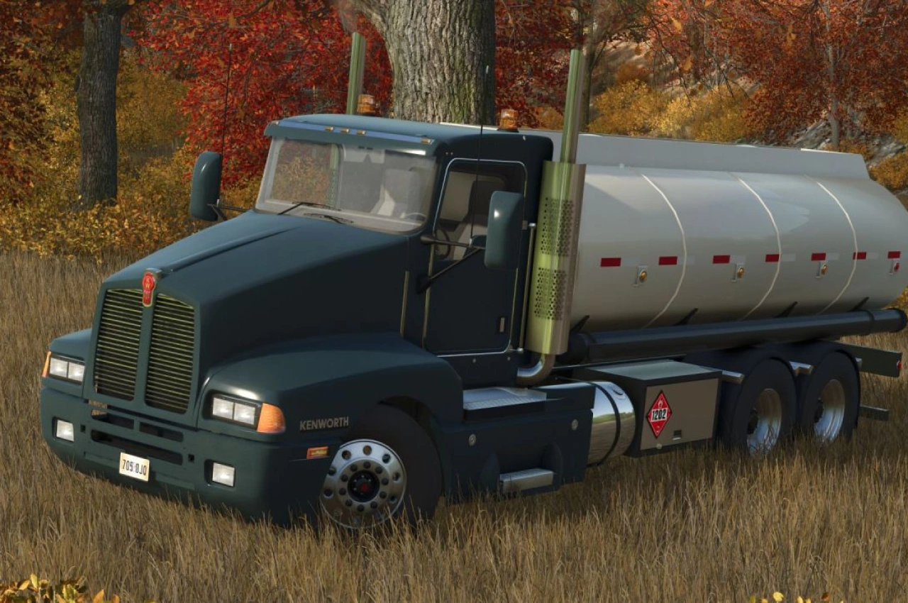 Вантажівка Kenworth T600 Tanker для Farming Simulator 25
