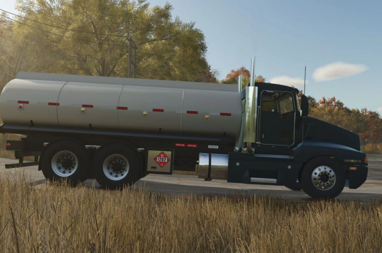 Вантажівка Kenworth T600 Tanker для Farming Simulator 25