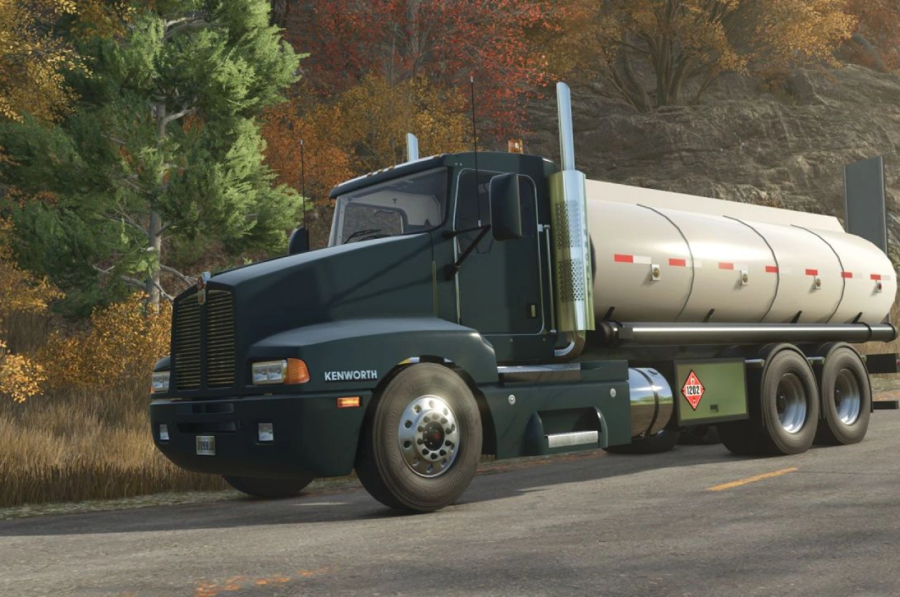 Вантажівка Kenworth T600 Tanker для Farming Simulator 25