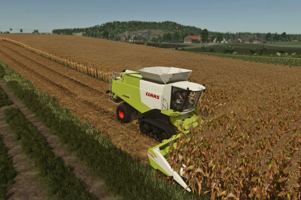 Збиральний агрегат CLAAS ConSpeed 6-75C для Farming Simulator 25