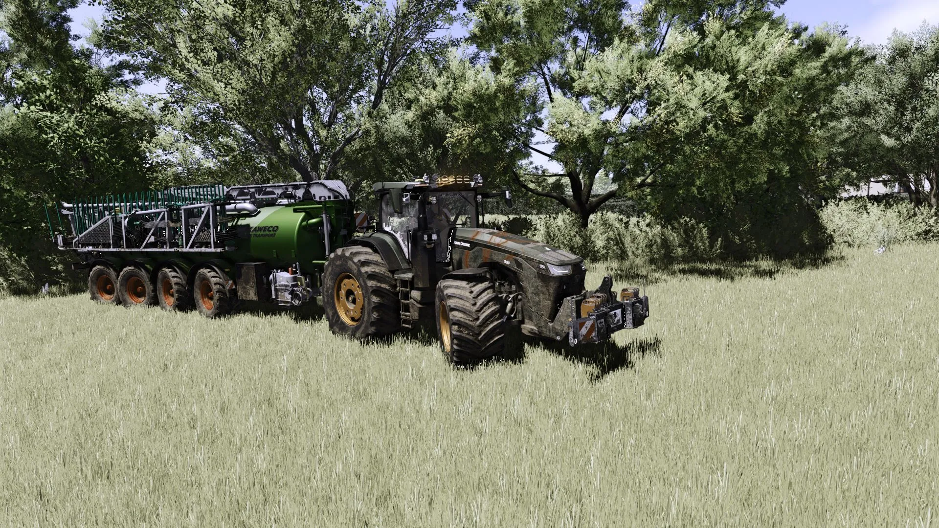 Мод цистерни для рідкого гною Kaweco 4X Genesis для Farming Simulator 25