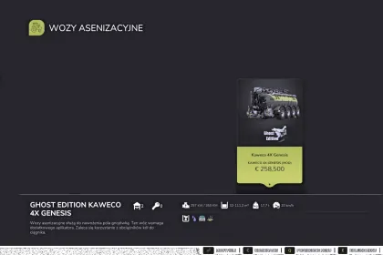 Мод цистерни для рідкого гною Kaweco 4X Genesis для Farming Simulator 25