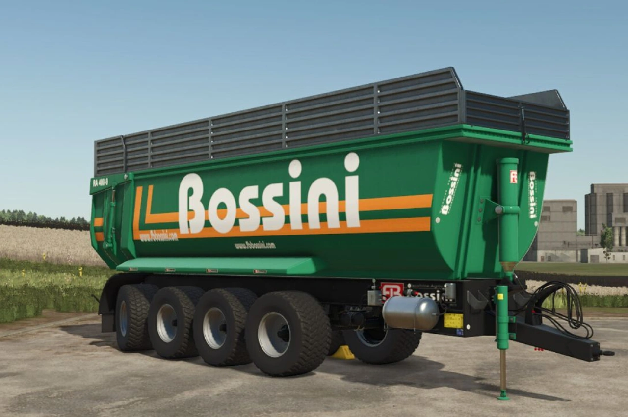 Причіп Bossini RA 400-9 для Farming Simulator 25