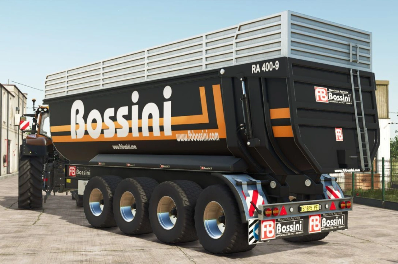 Причіп Bossini RA 400-9 для Farming Simulator 25