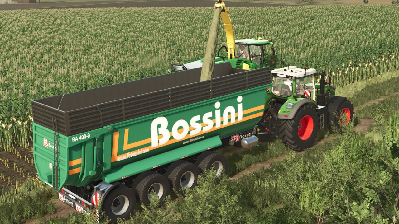 Причіп Bossini RA 400-9 для Farming Simulator 25