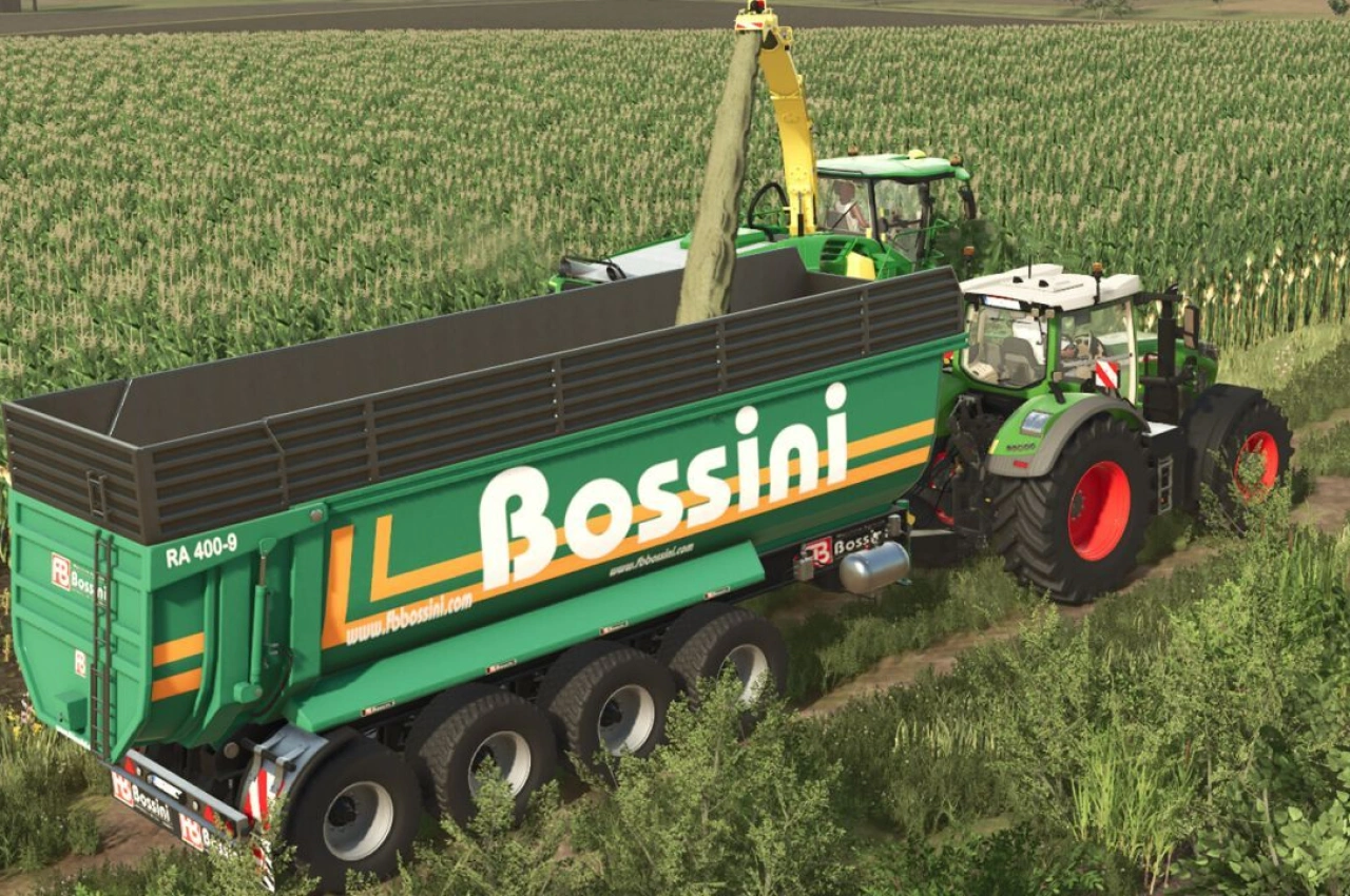 Причіп Bossini RA 400-9 для Farming Simulator 25